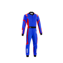 Combinaison Sparco THUNDER ADVANCED - Bleu/Rouge - ADULTE