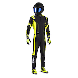 Pack pilote Thunder Advanced Noir/Jaune Adulte