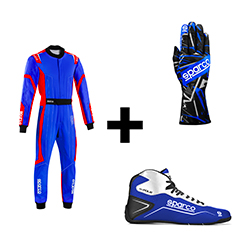 Pack pilote Thunder Rookie Bleu/Rouge Adulte