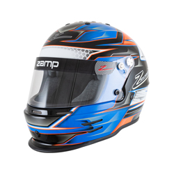 Casque Zamp RZ 42 CMR bleu/orange