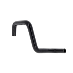 Durite à eau siliconé Noire coudée spéciale KZ (sortie pompe/moteur)