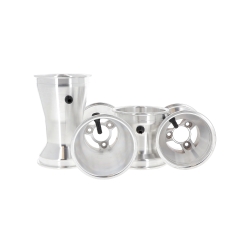 Set jantes aluminium 130/210 ST baton pour moyeu
