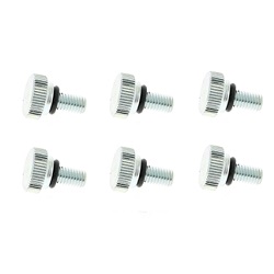 Kit de 6 gripsters de jantes, M5, Tête moletée