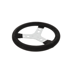 Volant alcantara noir