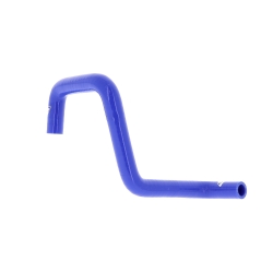 Durite à eau siliconé Bleue coudée spéciale KZ (sortie pompe/moteur)